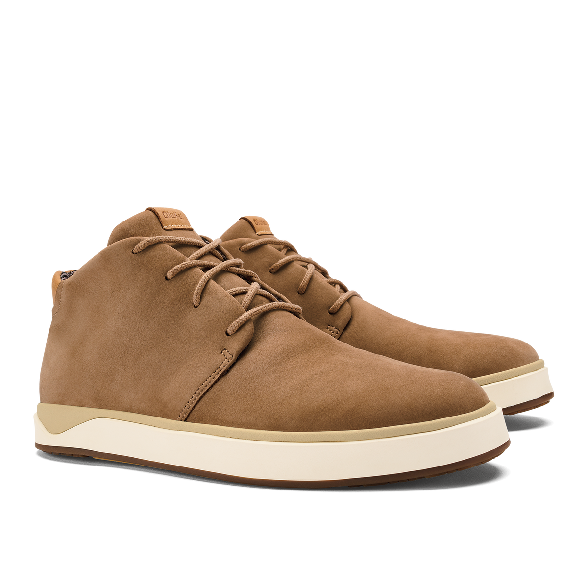 OluKai Papakū 'Ili Men’s Waterproof Leather Boots- Tan - Men