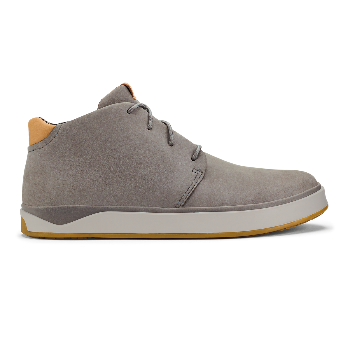 OluKai Papakū 'Ili Men’s Waterproof Leather Boots- Graphite - Men