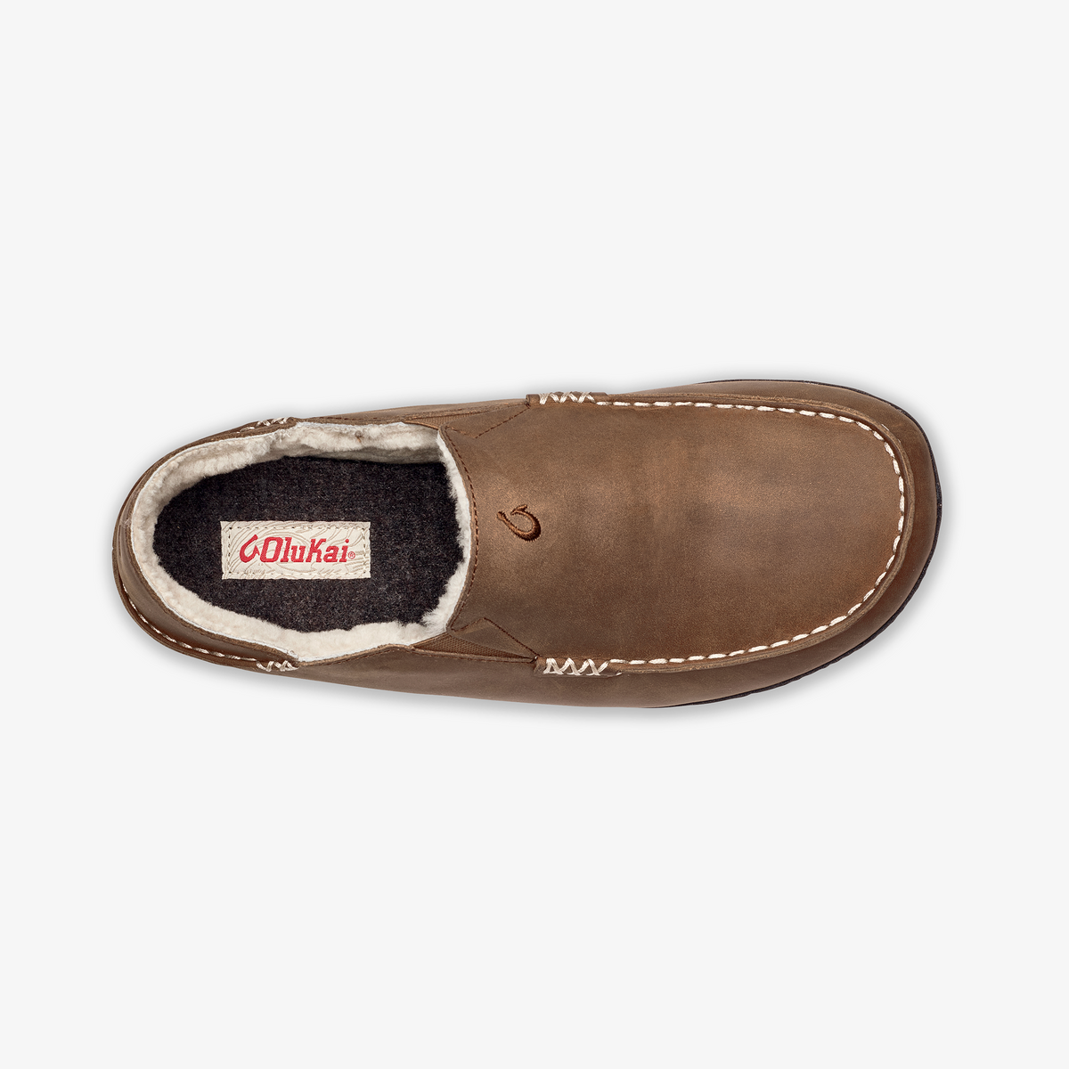 OluKai Moloā Men's Leather Slippers - Men