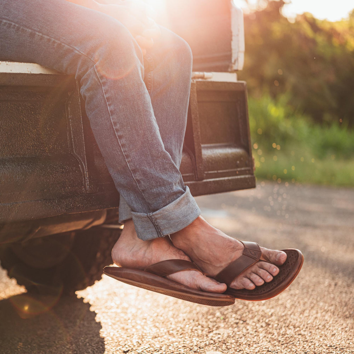 OluKai ‘Ilikai Men‘s Leather Sandals - Men