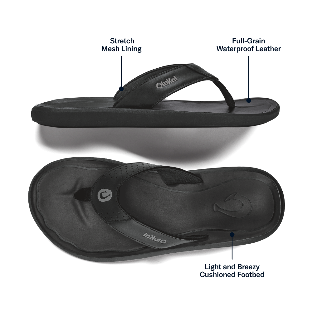 OluKai Pili Men’s Waterproof Leather Sandals - Men