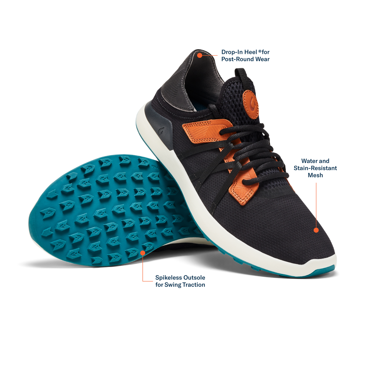 OluKai Manele Men’s Breathable Golf Shoes - Men