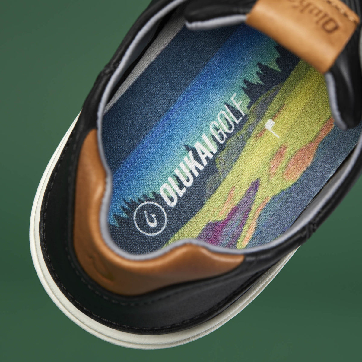 OluKai Wai‘alae Men’s Waterproof Leather Golf Shoes - Men