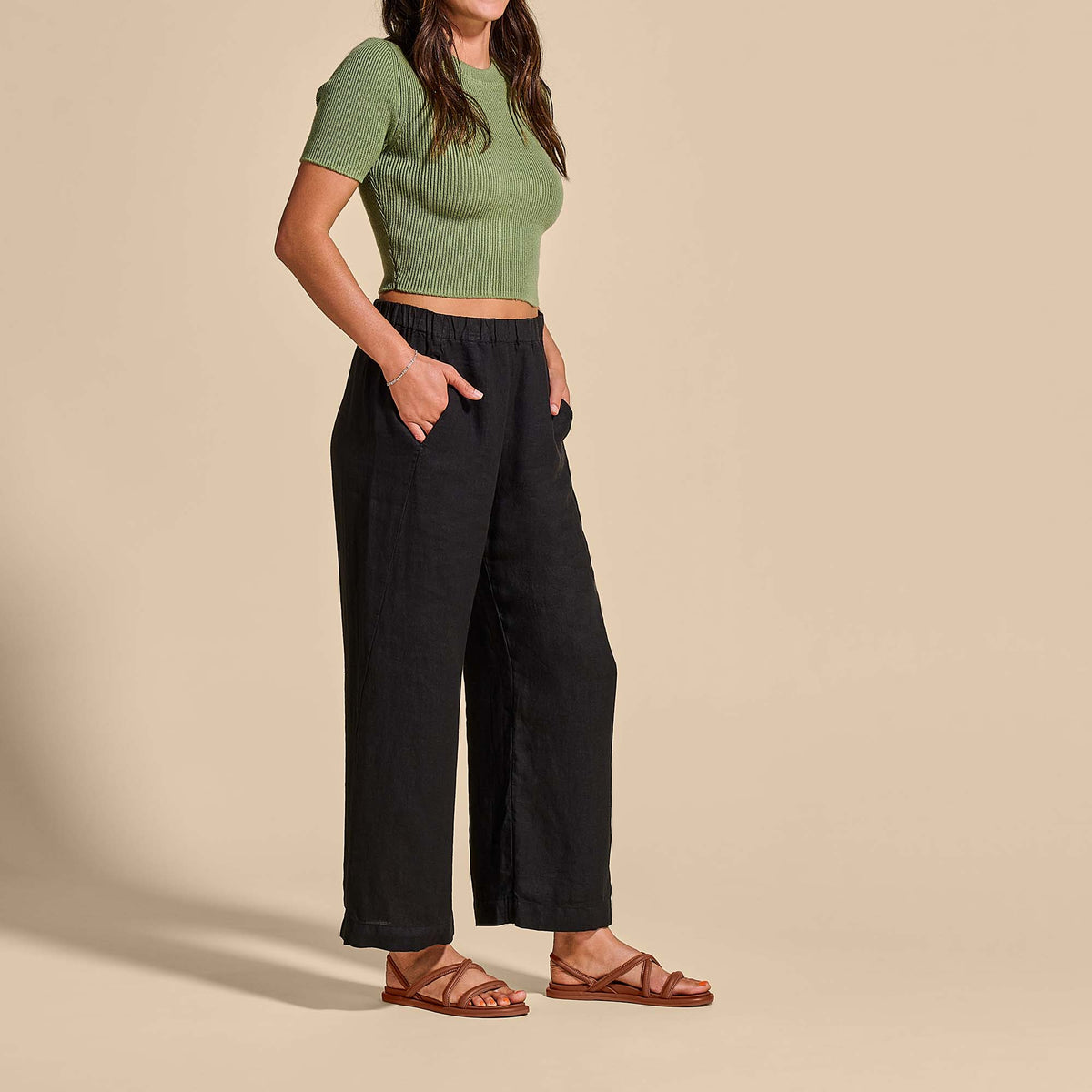 OluKai Tiare Strappy Women’s Leather Sandals - Women